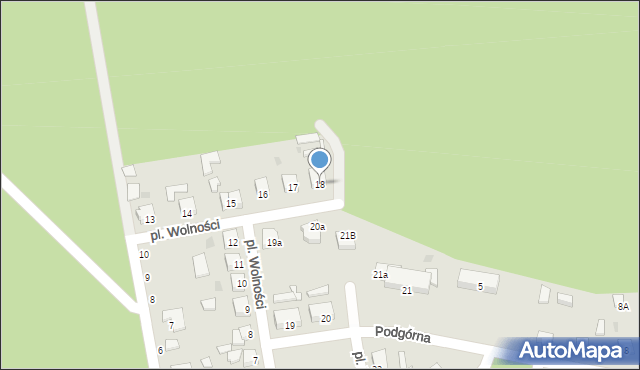 Kępice, Plac Wolności, 18, mapa Kępice