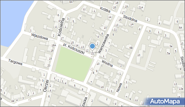 Kleczew, Plac Kościuszki Tadeusza, gen., 11, mapa Kleczew