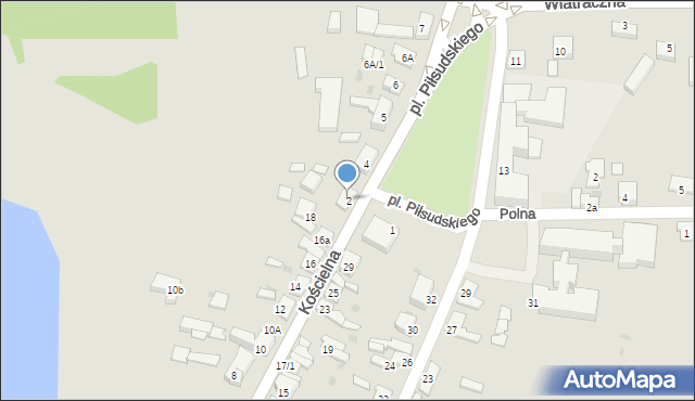 Kleczew, Plac Piłsudskiego Józefa, marsz., 2, mapa Kleczew