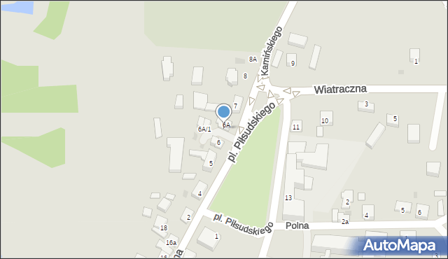 Kleczew, Plac Piłsudskiego Józefa, marsz., 6B, mapa Kleczew