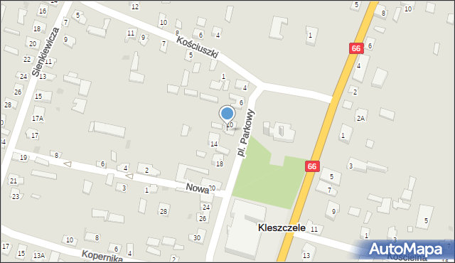 Kleszczele, Plac Parkowy, 12, mapa Kleszczele