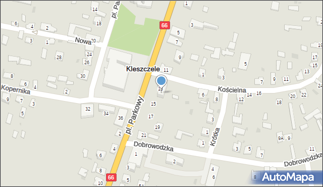 Kleszczele, Plac Parkowy, 13A, mapa Kleszczele