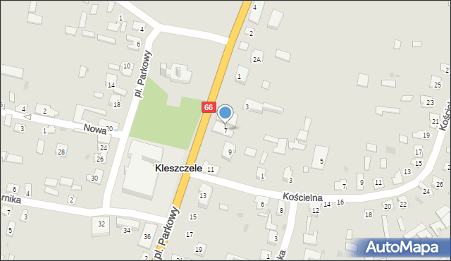 Kleszczele, Plac Parkowy, 7, mapa Kleszczele