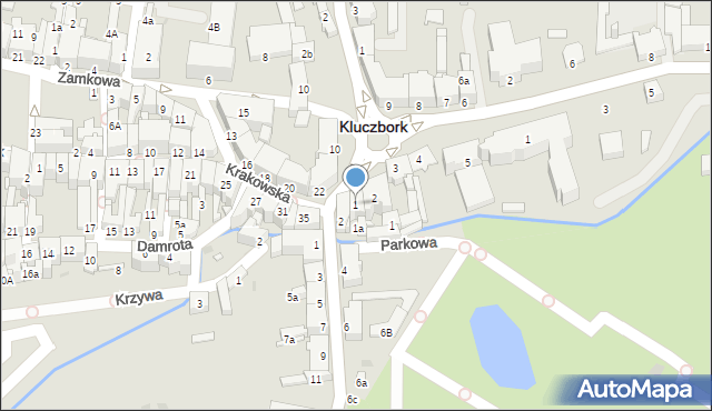 Kluczbork, Plac Niepodległości, 1, mapa Kluczbork