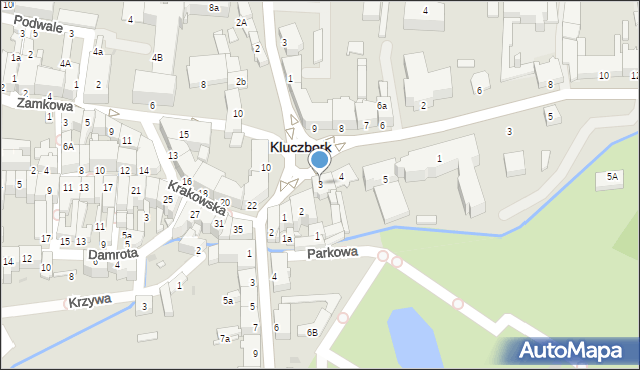 Kluczbork, Plac Niepodległości, 3, mapa Kluczbork