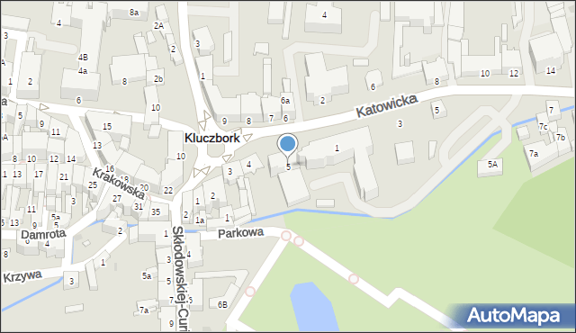 Kluczbork, Plac Niepodległości, 5, mapa Kluczbork