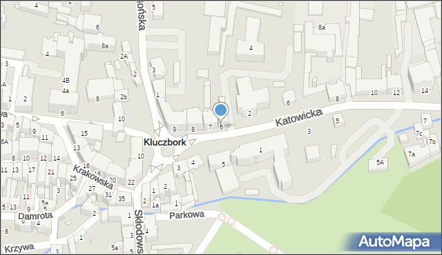 Kluczbork, Plac Niepodległości, 6, mapa Kluczbork