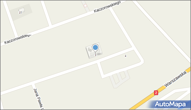 Kobylany, Plac Kaczorowskiego Ryszarda, 1, mapa Kobylany