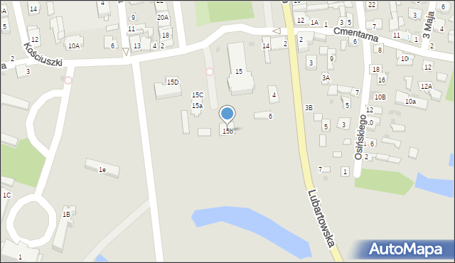 Kock, Plac Jabłonowskiej Anny, 15b, mapa Kock