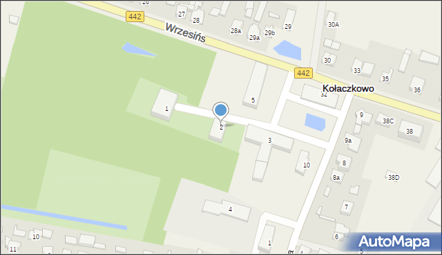 Kołaczkowo, Plac Reymonta Władysława, 2, mapa Kołaczkowo