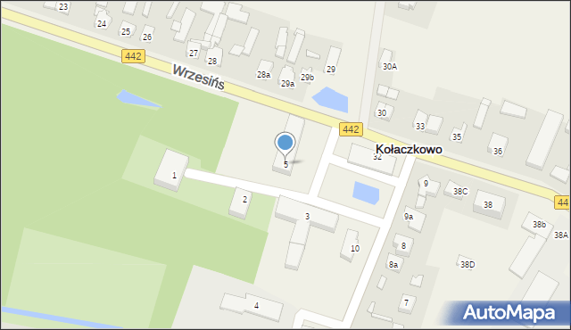 Kołaczkowo, Plac Reymonta Władysława, 5, mapa Kołaczkowo