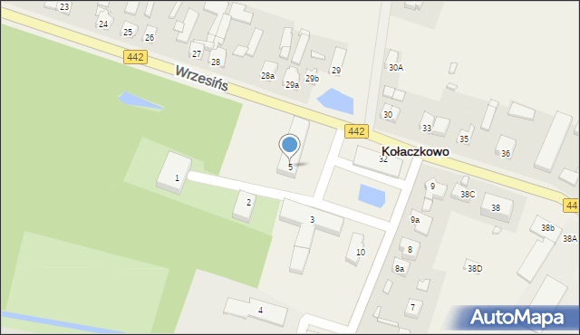 Kołaczkowo, Plac Reymonta Władysława, 5, mapa Kołaczkowo