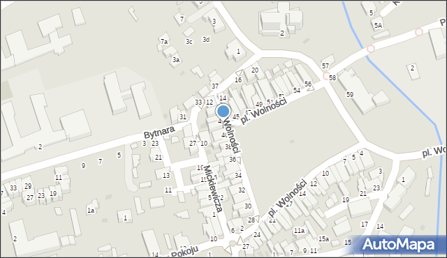 Kolbuszowa, Plac Wolności, 41, mapa Kolbuszowa