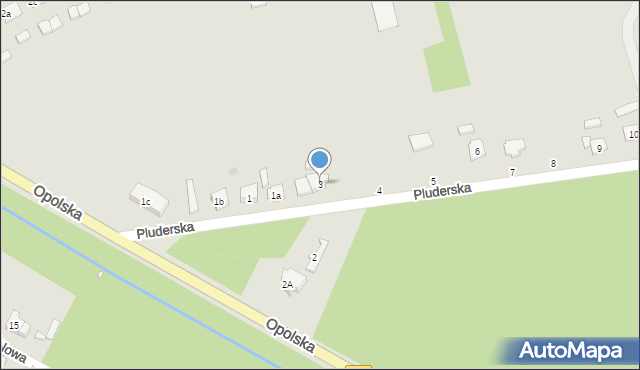 Kolonowskie, Pluderska, 3, mapa Kolonowskie