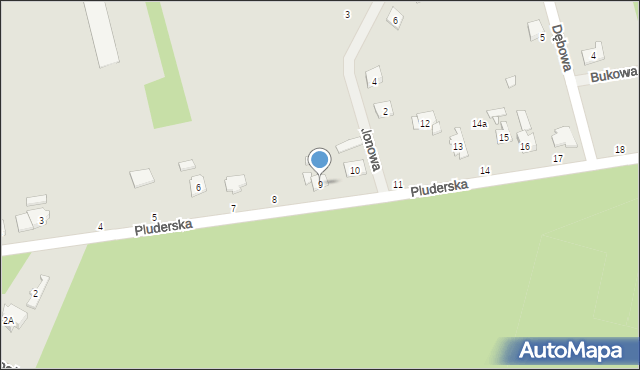 Kolonowskie, Pluderska, 9, mapa Kolonowskie