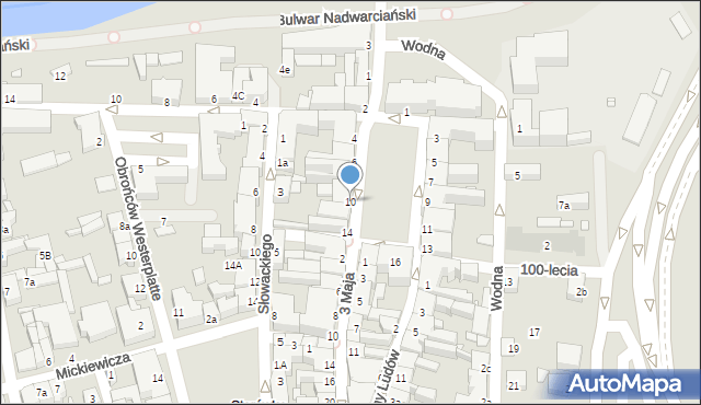 Konin, Plac Wolności, 10, mapa Konina