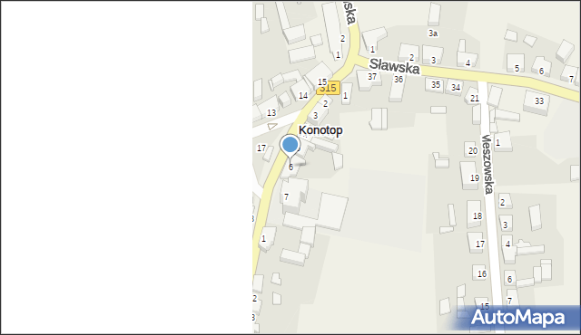 Konotop, Plac Powstańców Wielkopolskich, 6, mapa Konotop