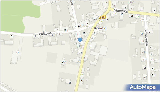 Konotop, Plac Powstańców Wielkopolskich, 8, mapa Konotop