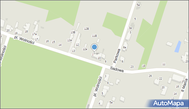 Konstantynów Łódzki, Plac Wolności, 10a, mapa Konstantynów Łódzki
