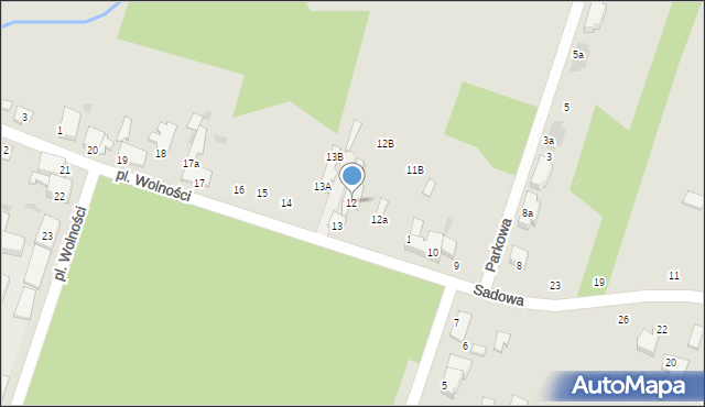 Konstantynów Łódzki, Plac Wolności, 12, mapa Konstantynów Łódzki