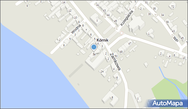 Kórnik, Plac Niepodległości, 3a, mapa Kórnik