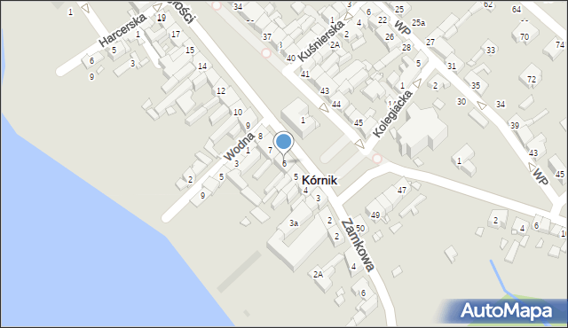 Kórnik, Plac Niepodległości, 6, mapa Kórnik