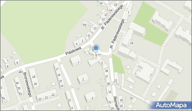 Kościan, Plac Paderewskiego Ignacego Jana, 5, mapa Kościan