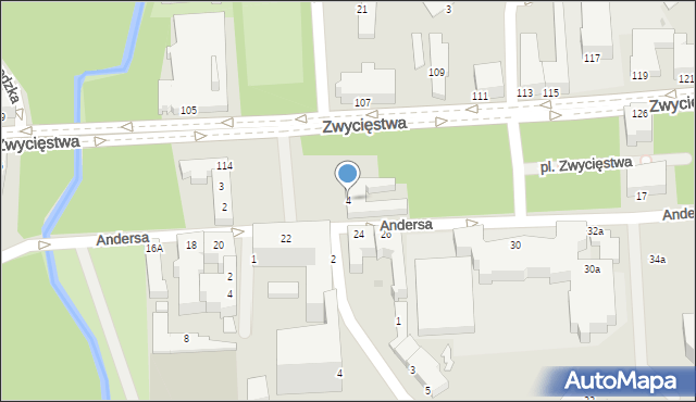 Koszalin, Plac Wolności, 4, mapa Koszalina