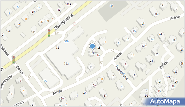 Kowale, Plac Artemidy, 1A, mapa Kowale