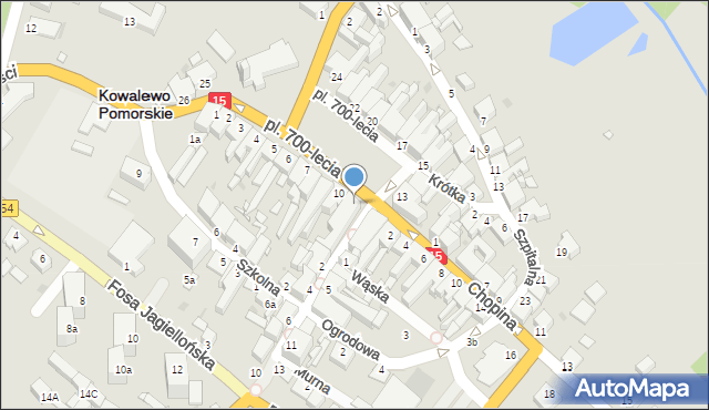 Kowalewo Pomorskie, Plac 700-lecia, 11, mapa Kowalewo Pomorskie