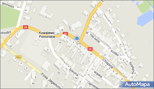 Kowalewo Pomorskie, Plac 700-lecia, 5, mapa Kowalewo Pomorskie