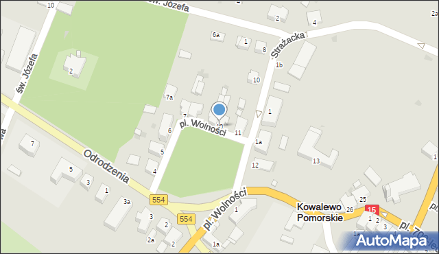 Kowalewo Pomorskie, Plac Wolności, 10, mapa Kowalewo Pomorskie