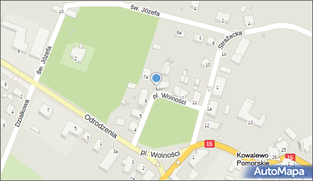 Kowalewo Pomorskie, Plac Wolności, 7, mapa Kowalewo Pomorskie