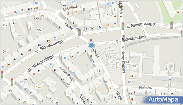 Kraków, Plac Nowy Kleparz, 16, mapa Krakowa