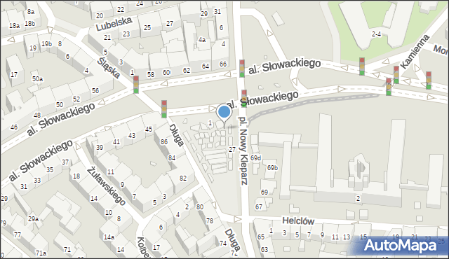 Kraków, Plac Nowy Kleparz, 24, mapa Krakowa