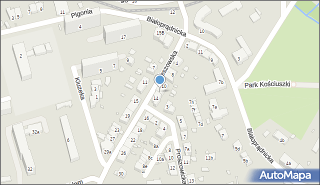 Kraków, Pleszowska, 12, mapa Krakowa