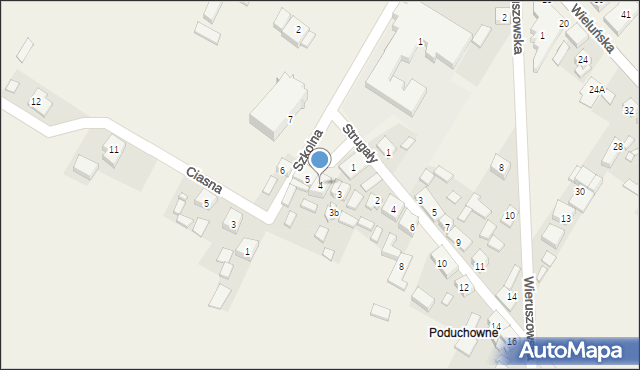 Kraszewice, Plac Wolności, 4, mapa Kraszewice