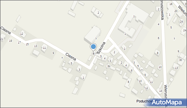 Kraszewice, Plac Wolności, 6, mapa Kraszewice