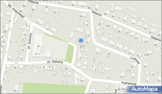 Krotoszyn, Plac Szkolny, 2A, mapa Krotoszyna