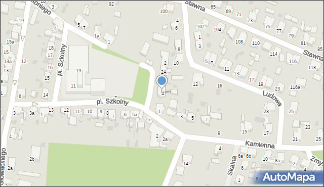 Krotoszyn, Plac Szkolny, 4, mapa Krotoszyna