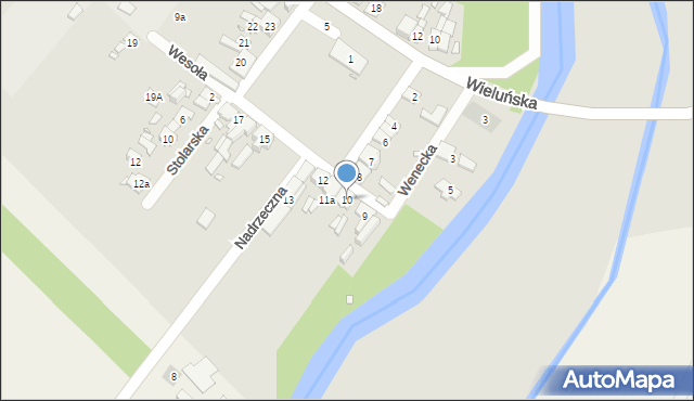 Krzepice, Plac Powstańców Śląskich, 10, mapa Krzepice
