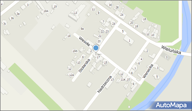 Krzepice, Plac Powstańców Śląskich, 18, mapa Krzepice