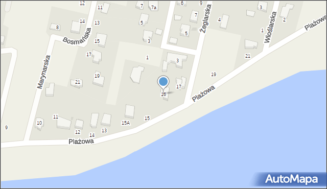 Kunice, Plażowa, 16, mapa Kunice