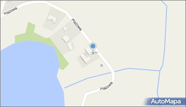 Kunice, Plażowa, 28, mapa Kunice