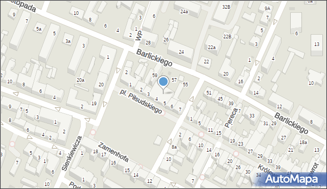 Kutno, Plac Piłsudskiego Józefa, marsz., 4/5, mapa Kutno