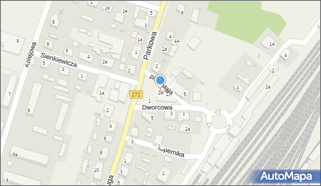 Laskowice, Plac 1 Maja, 2A, mapa Laskowice