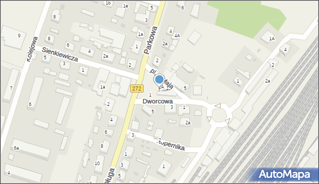 Laskowice, Plac 1 Maja, 2B, mapa Laskowice