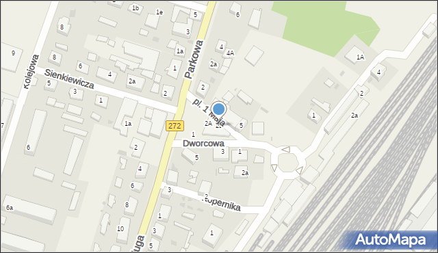 Laskowice, Plac 1 Maja, 2D, mapa Laskowice