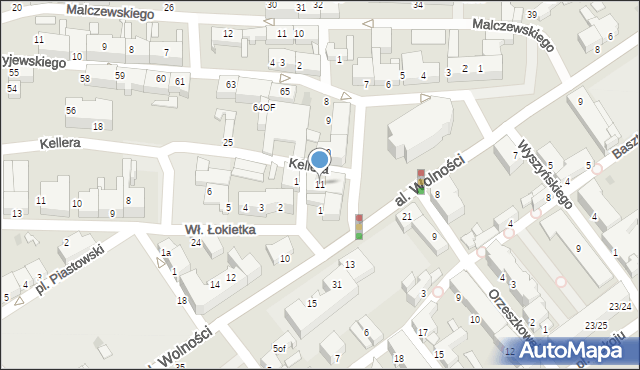 Lębork, Plac Kopernika Mikołaja, 11, mapa Lębork