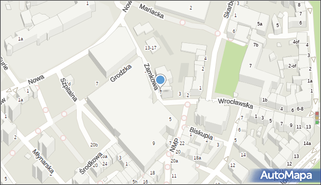 Legnica, Plac Mariacki, 7, mapa Legnicy